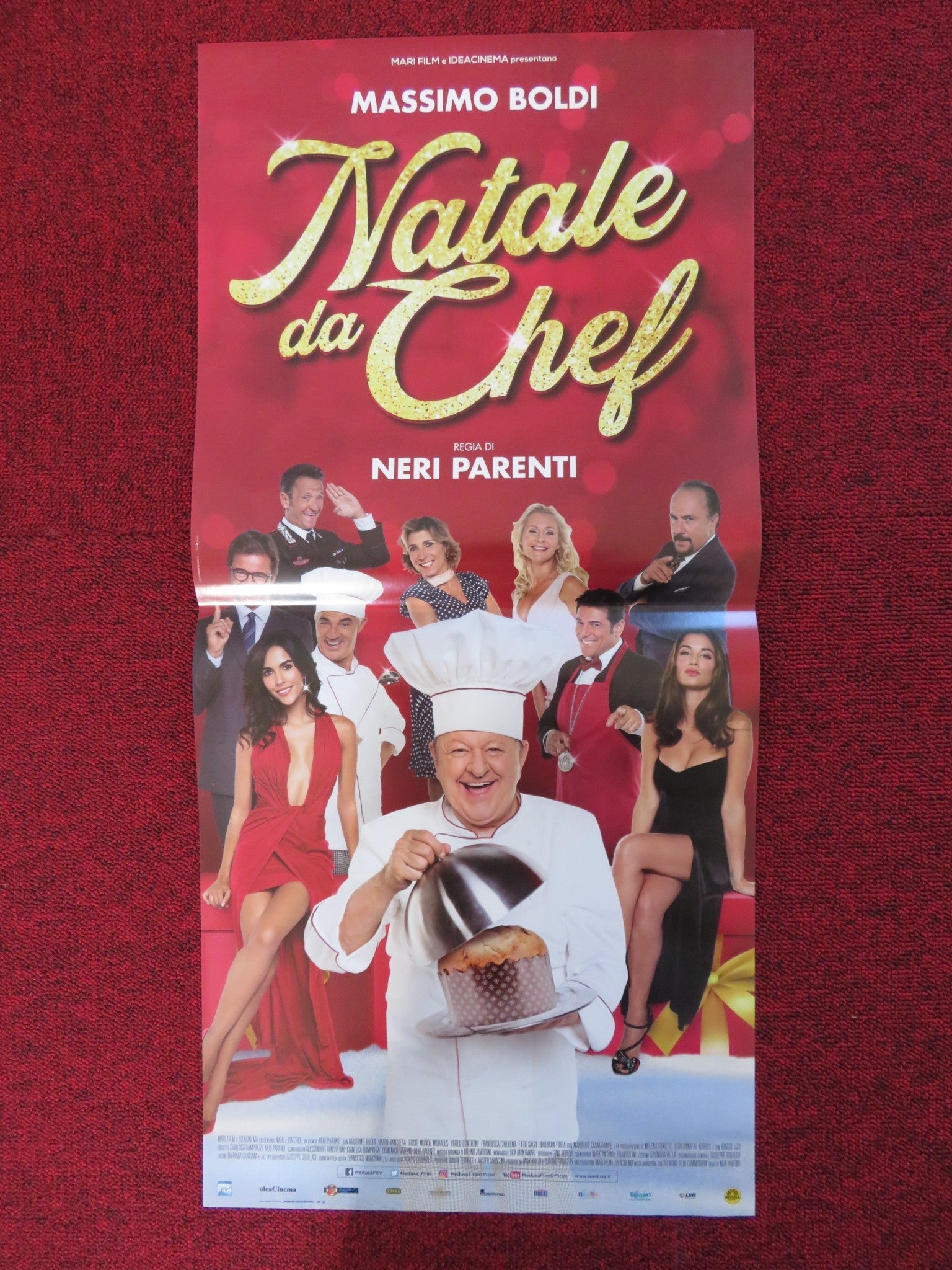 NATALE DA CHEF ITALIAN LOCANDINA POSTER MASSIMO BOLDI DARIO BANDIERA 2017 Rendezvous Cinema Movie posters