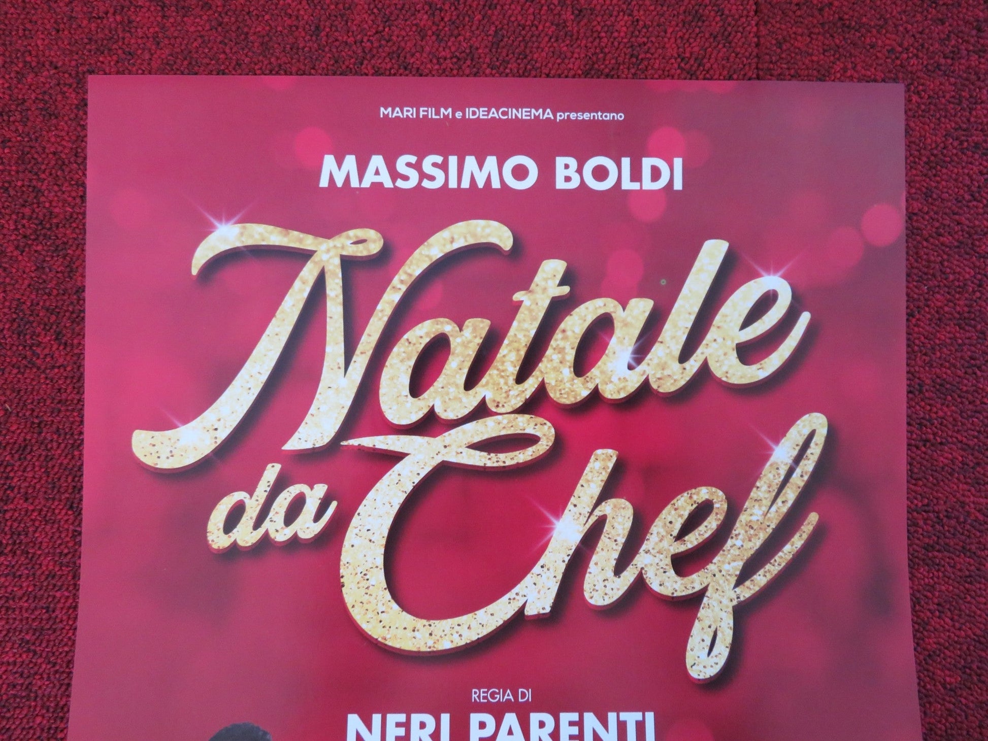 NATALE DA CHEF ITALIAN LOCANDINA POSTER MASSIMO BOLDI DARIO BANDIERA 2017 Rendezvous Cinema Movie posters