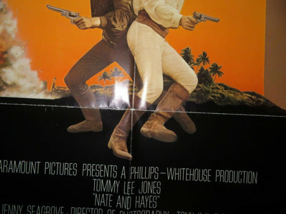 NATE AND HAYES SAVAGE ISLANDS US ONE SHEET POSTER TOMMY LEE JONES 1983 Movie posters