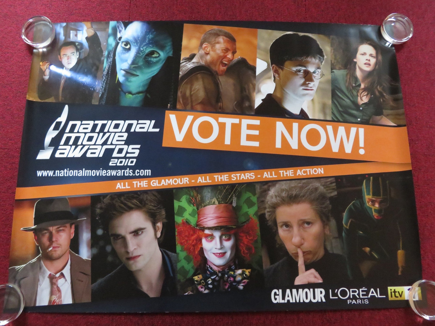 NATIONAL MOVIE AWARDS UK QUAD (30"x 40") ROLLED POSTER 2010 Rendezvous Cinema Movie posters