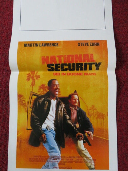 NATIONAL SECURITY ITALIAN LOCANDINA (27.5"x13") POSTER MARTIN LAWRENCE 2003 Movie posters