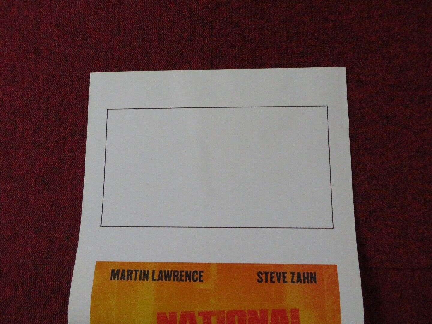 NATIONAL SECURITY ITALIAN LOCANDINA (27.5"x13") POSTER MARTIN LAWRENCE 2003 Movie posters