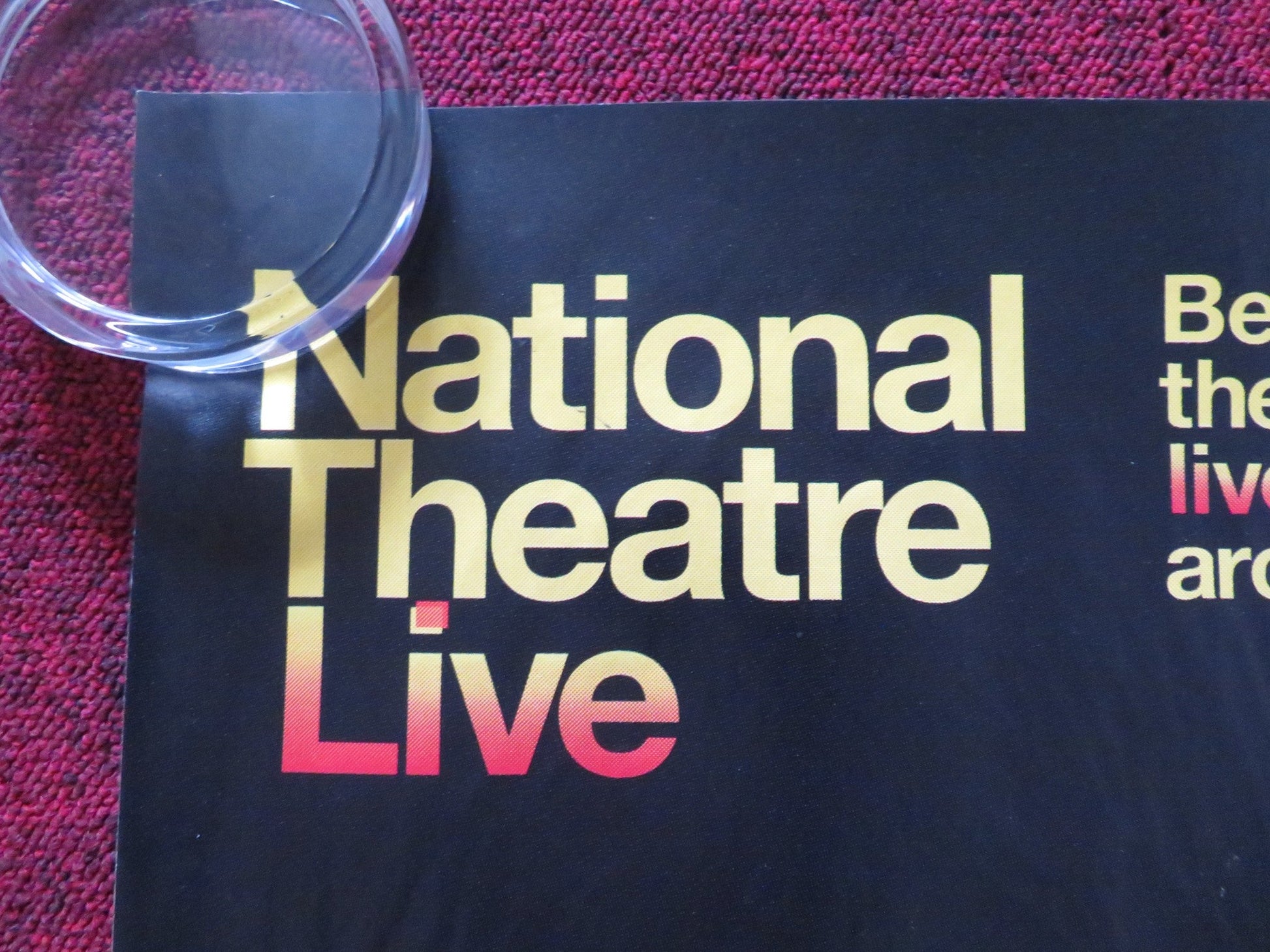 NATIONAL THEATRE LIVE 2010 2011 UK QUAD (30"x 40") ROLLED POSTER Rendezvous Cinema Movie posters