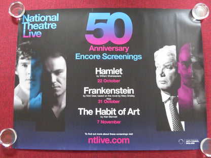 NATIONAL THEATRE LIVE 50TH ANNIVERSARY... UK QUAD (30"x 40") ROLLED POSTER 2013 Rendezvous Cinema Movie posters
