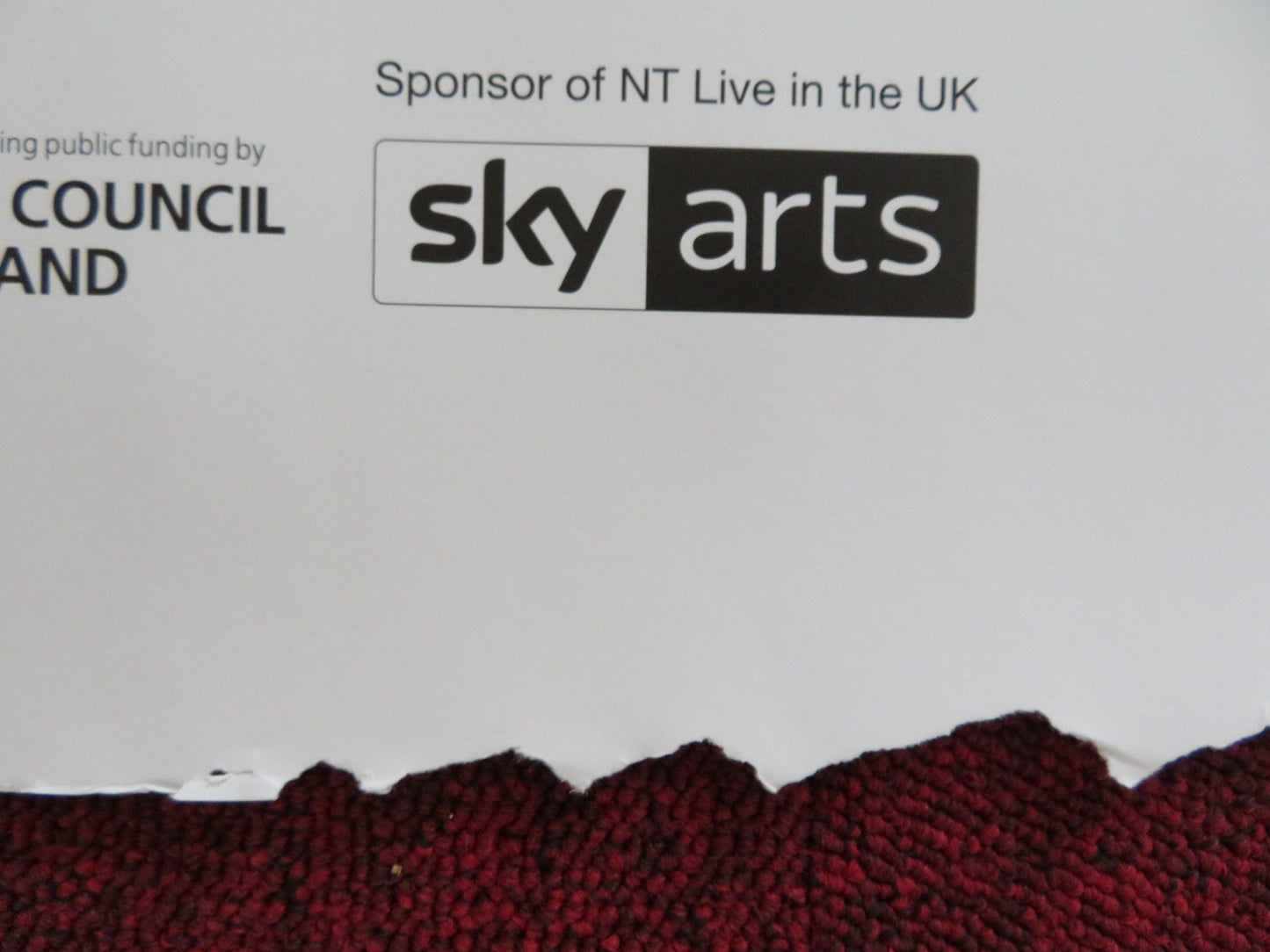 NATIONAL THEATRE LIVE: ALL MY SONS UK QUAD (30"x 40") ROLLED POSTER PULLMAN 2019 Rendezvous Cinema Movie posters