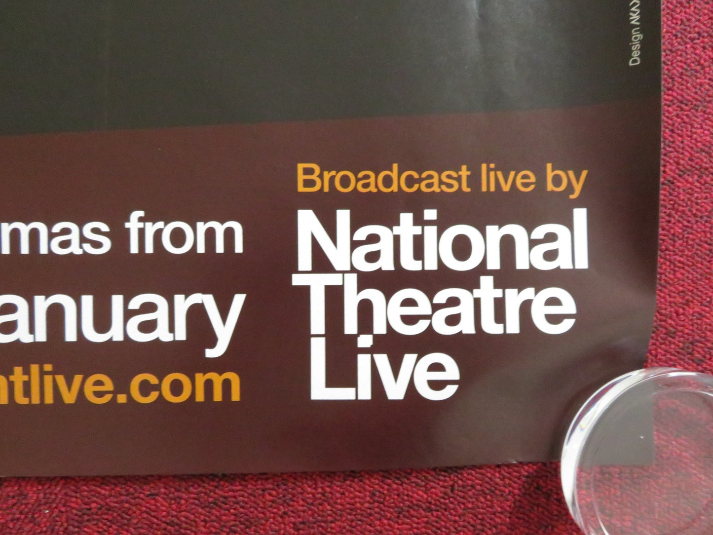 NATIONAL THEATRE LIVE: LES LIAISONS DANGEREUSE UK QUAD (30"x 40") ROLLED POSTER Rendezvous Cinema Movie posters