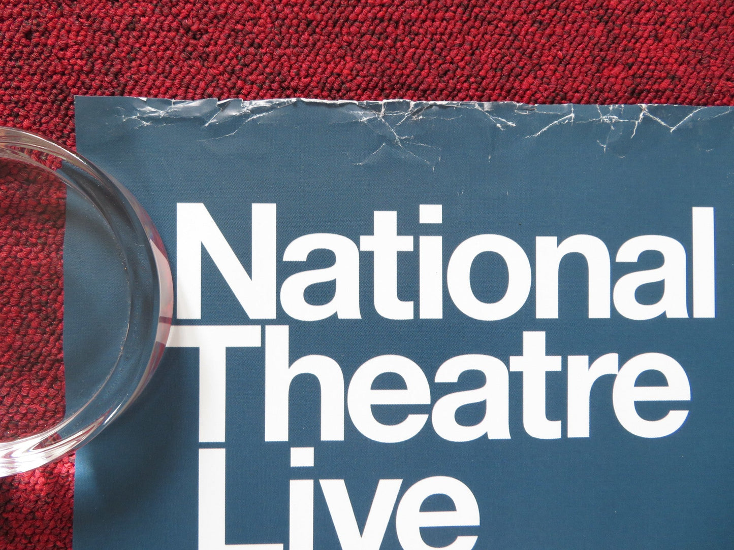 NATIONAL THEATRE LIVE: OBSESSION UK QUAD ROLLED POSTER JUDE LAW 2017 Rendezvous Cinema Movie posters