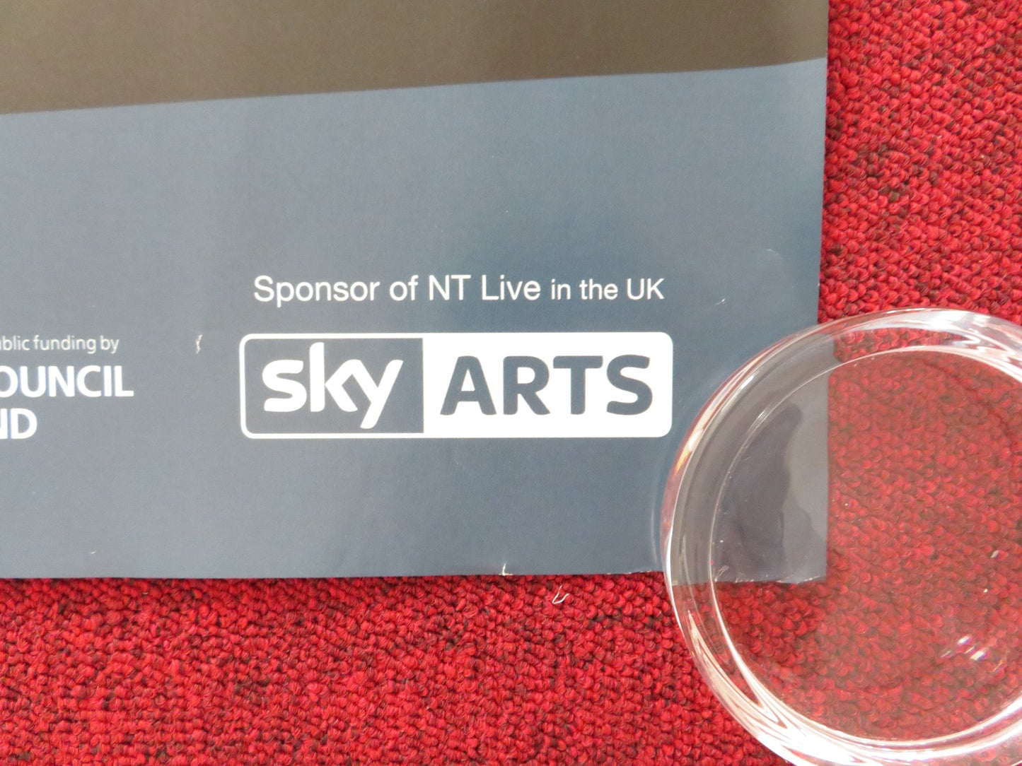 NATIONAL THEATRE LIVE: OBSESSION UK QUAD ROLLED POSTER JUDE LAW 2017 Rendezvous Cinema Movie posters