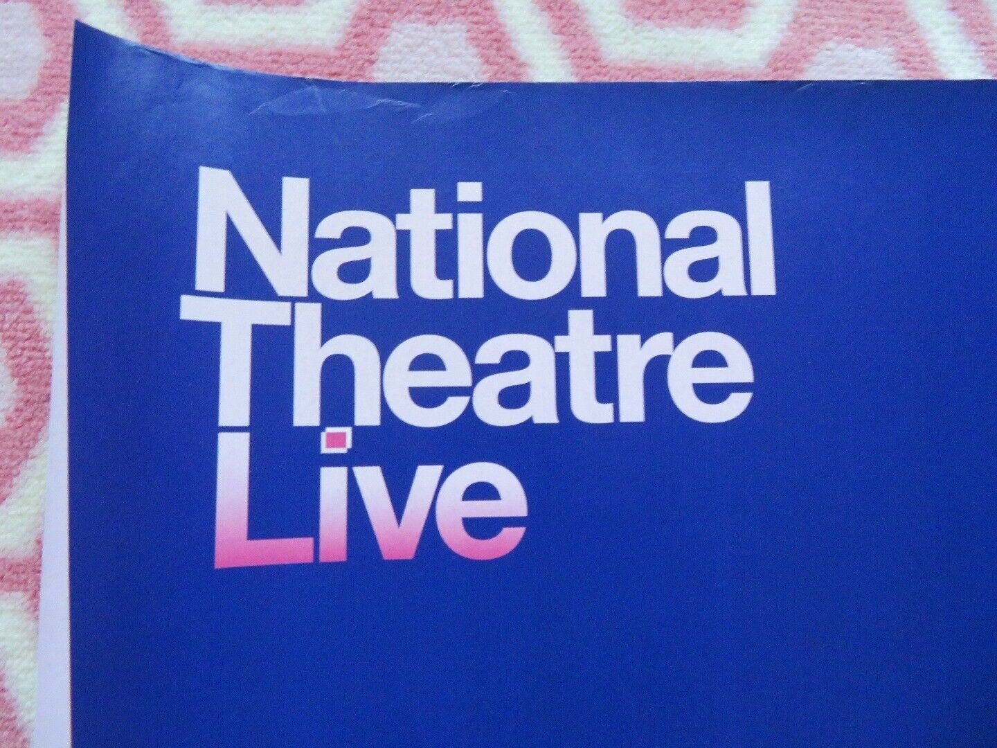 NATIONAL THEATRE LIVE THE HARD PROBLEM QUAD (30"x 40") ROLLED TOM STOPPARD 2015 - Rendezvous Cinema
