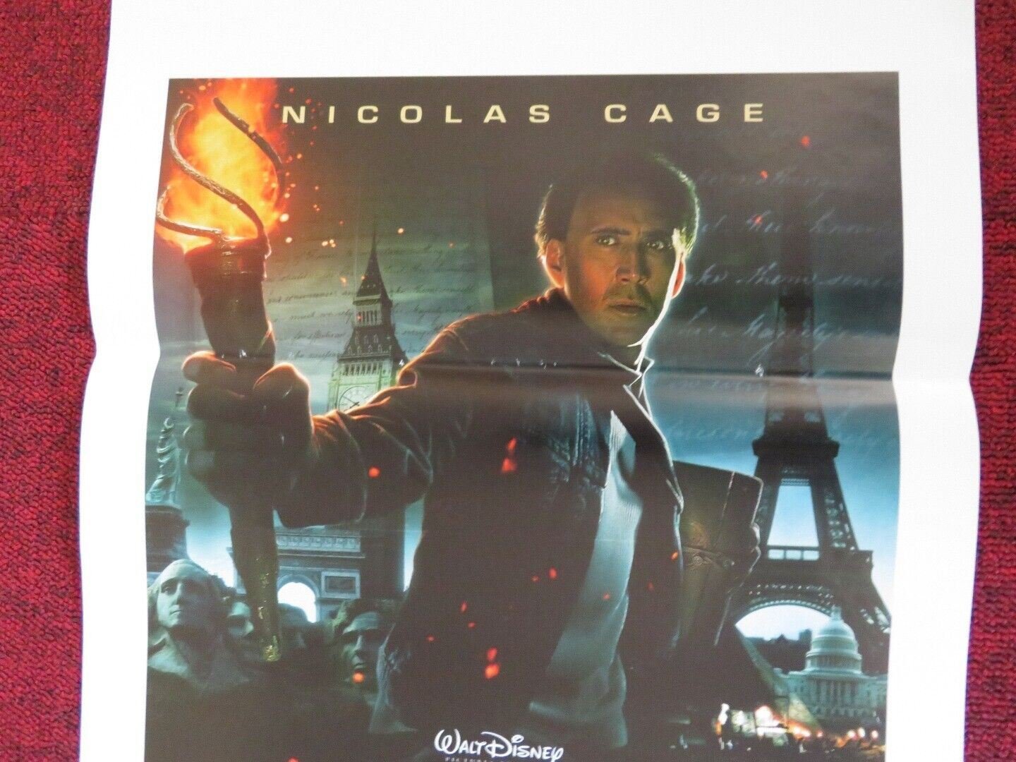 NATIONAL TREASURE ITALIAN LOCANDINA (27.5"x13") POSTER DISNEY NICOLAS CAGE 2007 - Rendezvous Cinema