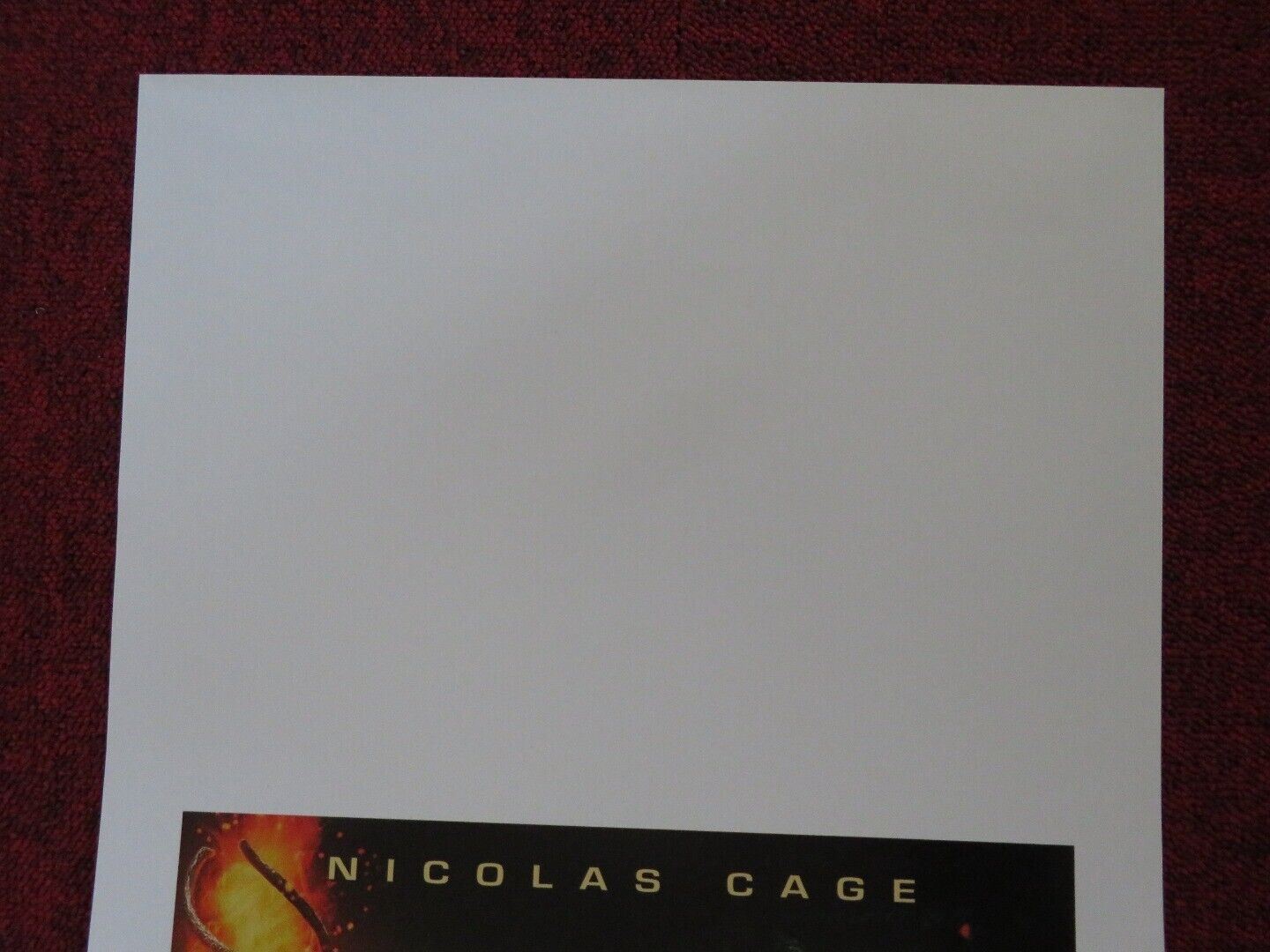 NATIONAL TREASURE ITALIAN LOCANDINA (27.5"x13") POSTER DISNEY NICOLAS CAGE 2007 - Rendezvous Cinema