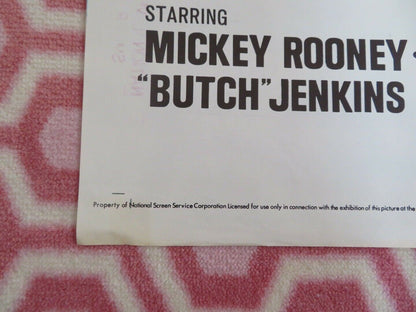 NATIONAL VELVET ONE SHEET POSTER FOLDED MICKEY ROONEY LIZ TAYLOR A LANNSBURY Rendezvous Cinema Movie posters