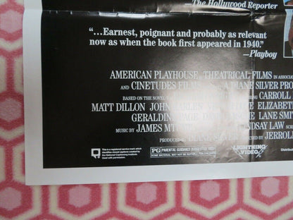 NATIVE SON US ONE SHEET POSTER MATT DILLON OPRAH WINFREY 1987 Movie posters