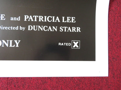 NAUGHTY NOTIONS US TRI FOLDED ONE SHEET ROLLED POSTER SHARON THORPE AL POE 1976 Rendezvous Cinema Movie posters