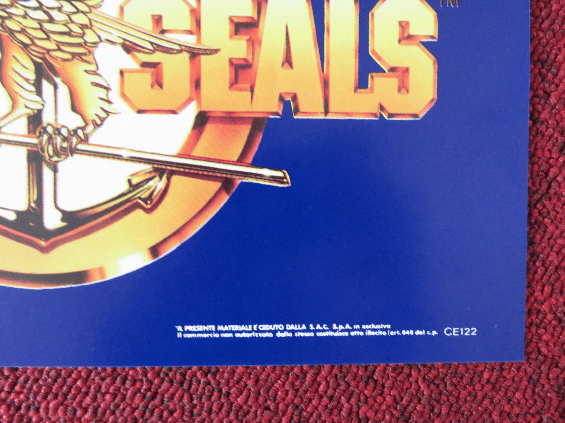 NAVY SEALS - A ITALIAN FOTOBUSTA POSTER CHARLIE SHEEN MICHAEL BIEHN 1990 Rendezvous Cinema Movie posters