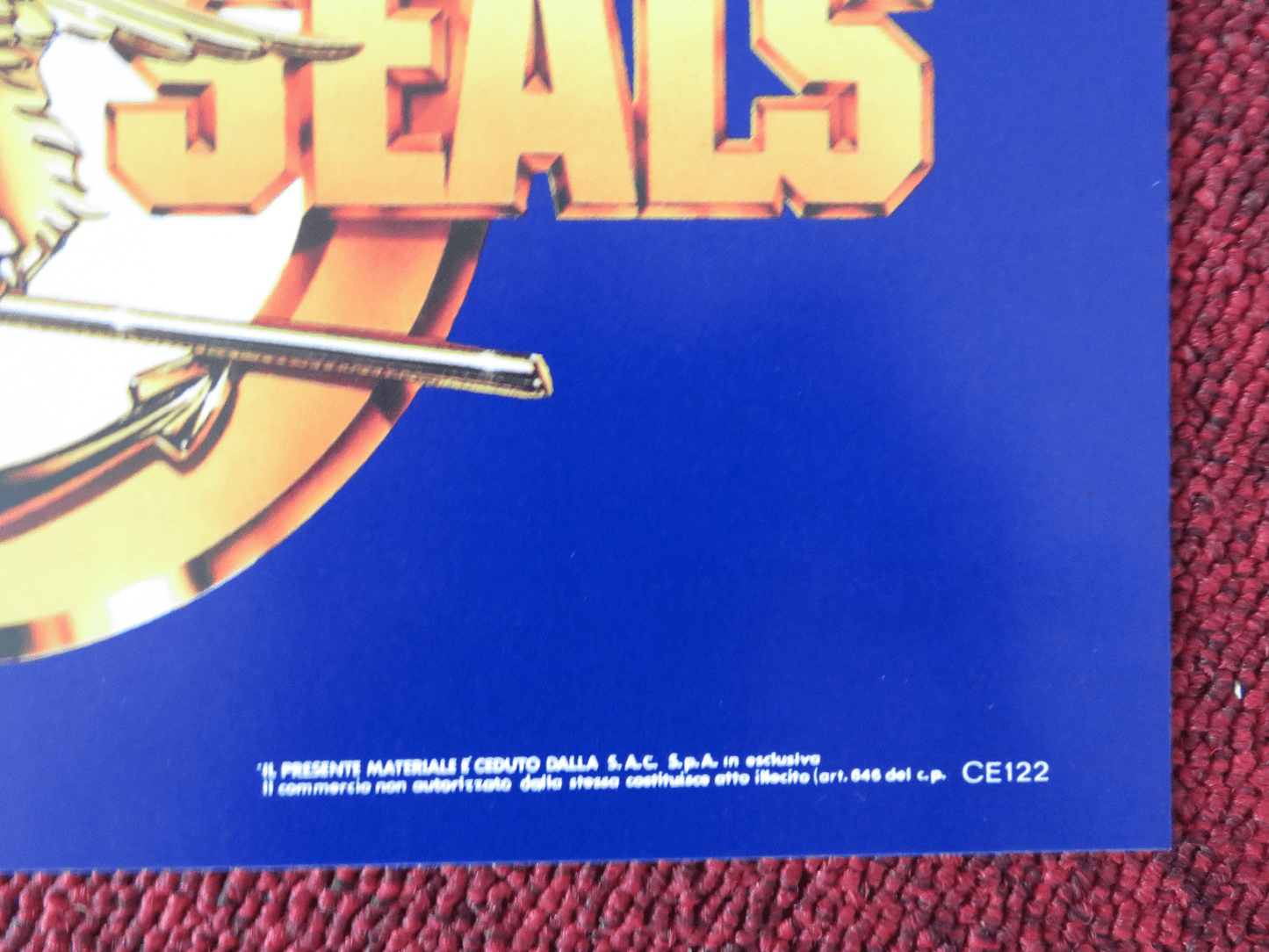 NAVY SEALS - B ITALIAN FOTOBUSTA POSTER CHARLIE SHEEN MICHAEL BIEHN 1990 Rendezvous Cinema Movie posters