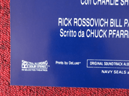 NAVY SEALS - C ITALIAN FOTOBUSTA POSTER CHARLIE SHEEN MICHAEL BIEHN 1990 Rendezvous Cinema Movie posters