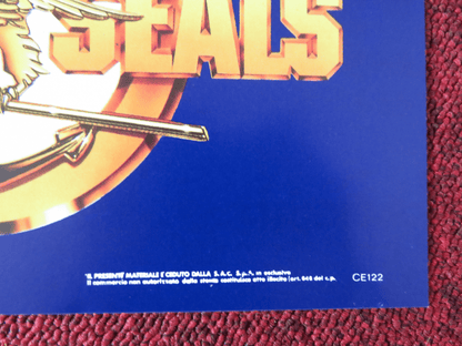 NAVY SEALS - F ITALIAN FOTOBUSTA POSTER CHARLIE SHEEN MICHAEL BIEHN 1990 Rendezvous Cinema Movie posters