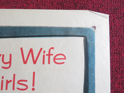 NAVY WIFE FOLDED US ONE SHEET POSTER JOAN BENNETT GARY MERRILL 1956 Rendezvous Cinema Movie posters