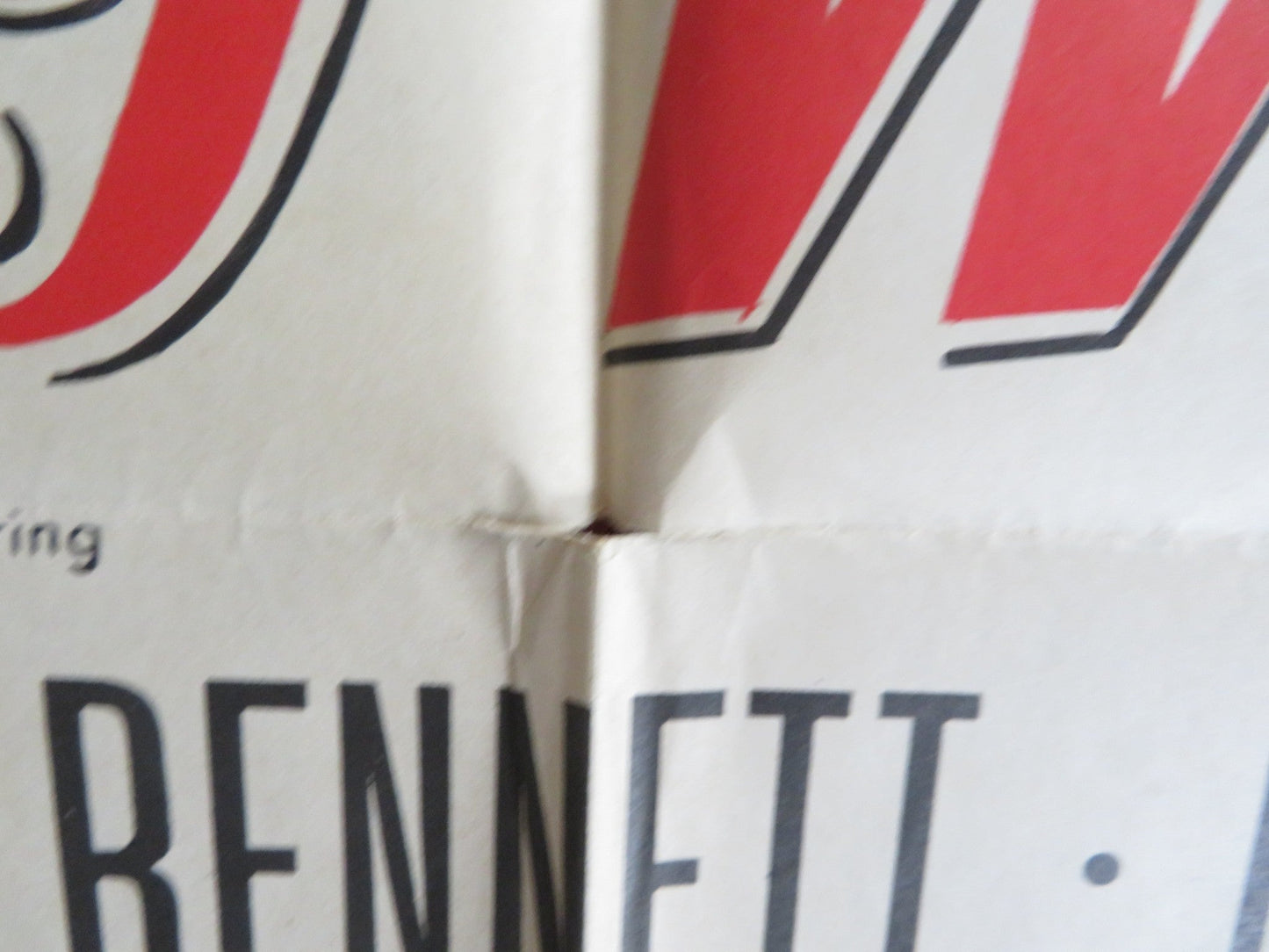 NAVY WIFE FOLDED US ONE SHEET POSTER JOAN BENNETT GARY MERRILL 1956 Rendezvous Cinema Movie posters