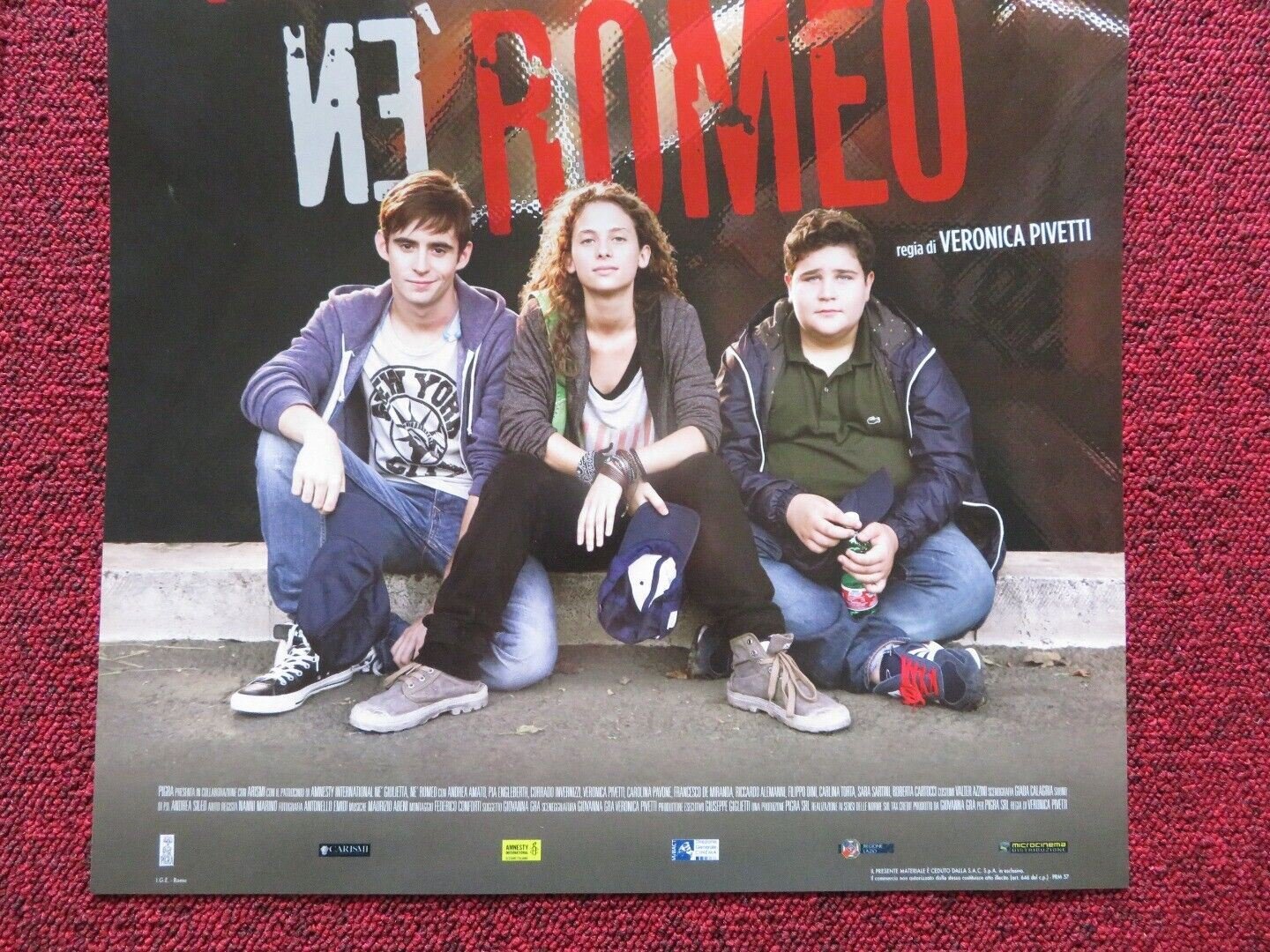 NE GIULLIETTA EN ROMEO / a little lust ITALIAN LOCANDINA (27"x12.5") POSTER 2015 - Rendezvous Cinema