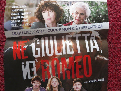 NE GIULLIETTA EN ROMEO / a little lust ITALIAN LOCANDINA (27"x12.5") POSTER 2015 - Rendezvous Cinema