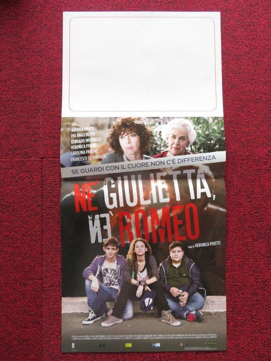 NE GIULLIETTA EN ROMEO / a little lust ITALIAN LOCANDINA (27"x12.5") POSTER 2015 - Rendezvous Cinema