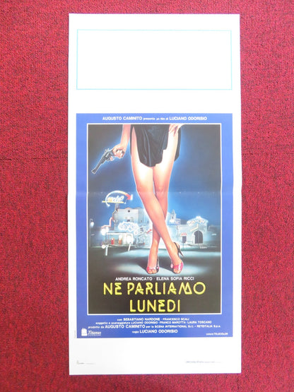 NE PARLIAMO LUNEDI ITALIAN LOCANDINA POSTER ANDREA RONCATO ELENA S. RICCI 1989 Rendezvous Cinema Movie posters