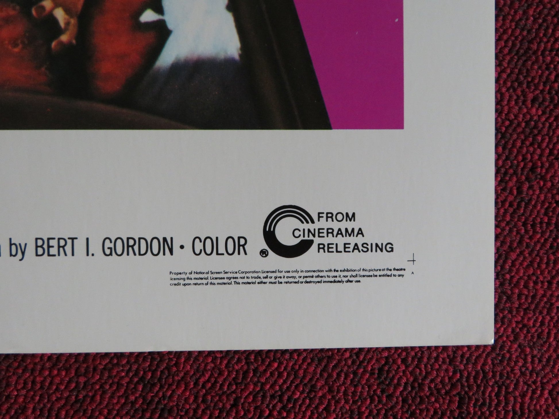 NECROMANCY US HALF SHEET (22"x 28") POSTER ORSON WELLES PAMELA FRANKLIN 1972 Rendezvous Cinema Movie posters