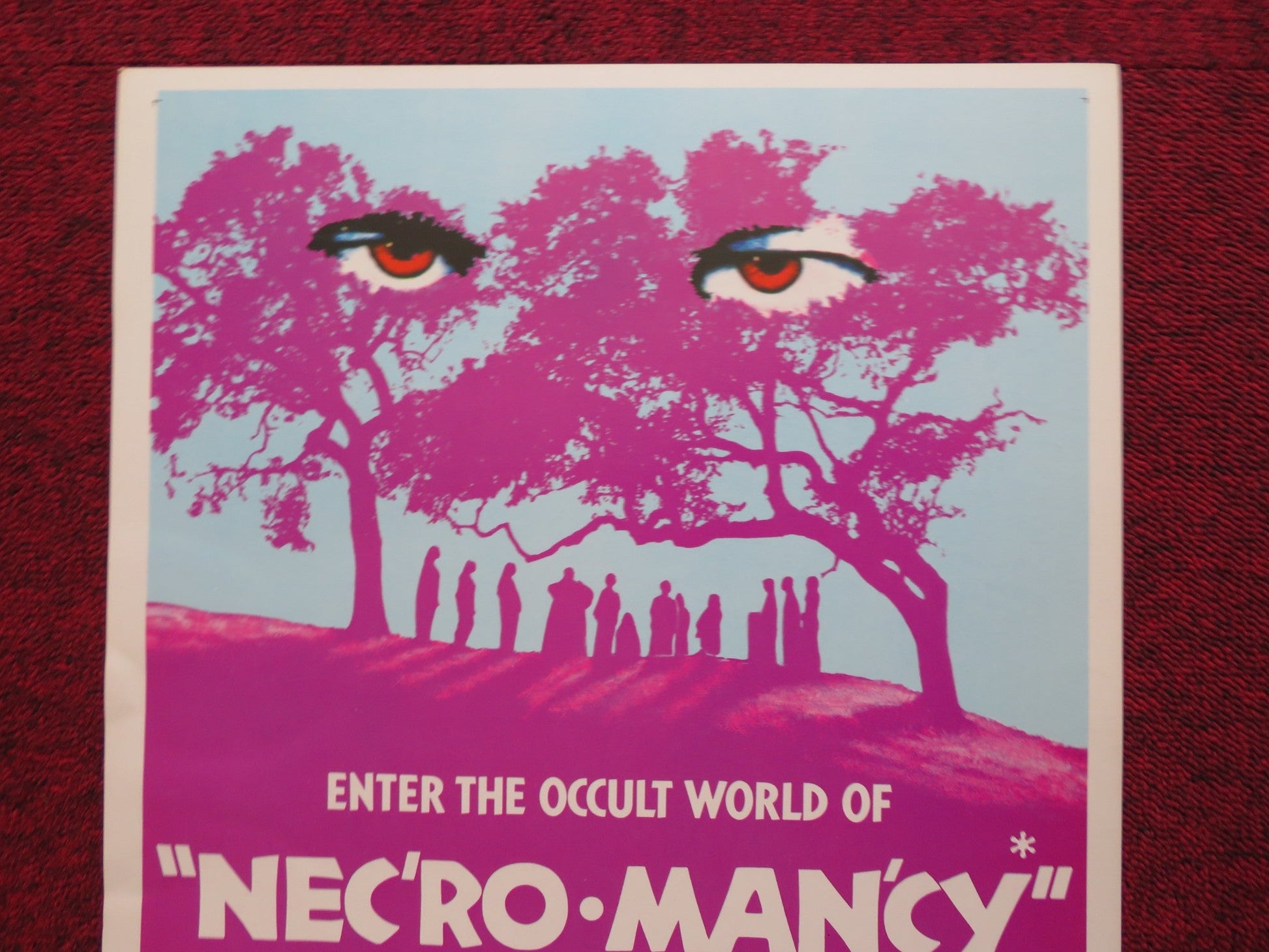 NECROMANCY US INSERT (14"x 36") POSTER ORSON WELLES PAMELA FRANKLIN 1972 Rendezvous Cinema Movie posters