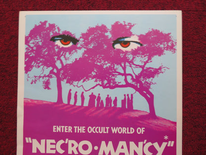 NECROMANCY US INSERT (14"x 36") POSTER ORSON WELLES PAMELA FRANKLIN 1972 Rendezvous Cinema Movie posters