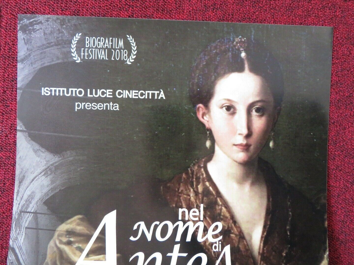 NEI NOME DI ANTEA ITALIAN LOCANDINA (26.5"x12.5") POSTER GIOVANNA ROTONDI 2018 Movie posters