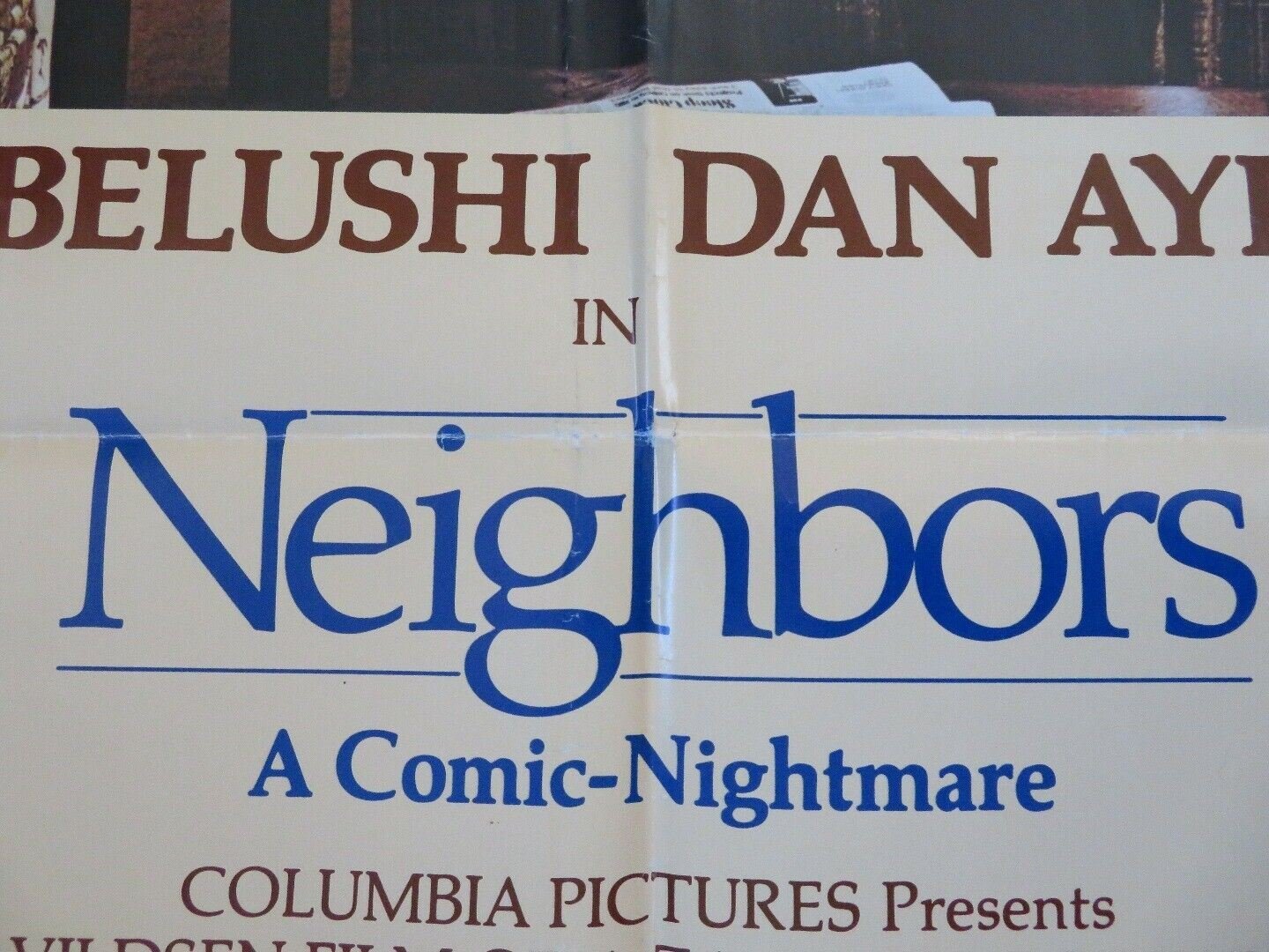 NEIGHBORS US ONE SHEET POSTER JOHN BELUSHI DAN AYKROYD THOMAS BERGER Rendezvous Cinema Movie posters