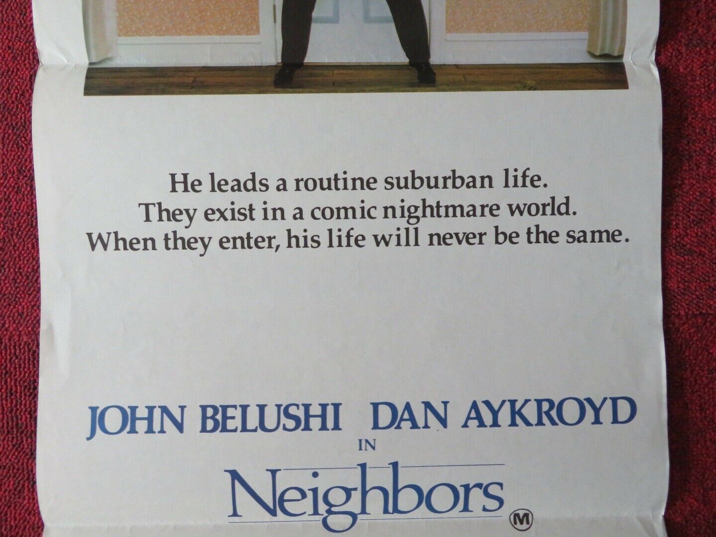 NEIGHBOURS FOLDED AUSTRALIAN DAYBILL POSTER JOHN BELUSHI DAN AYKROYD 1981 Movie posters