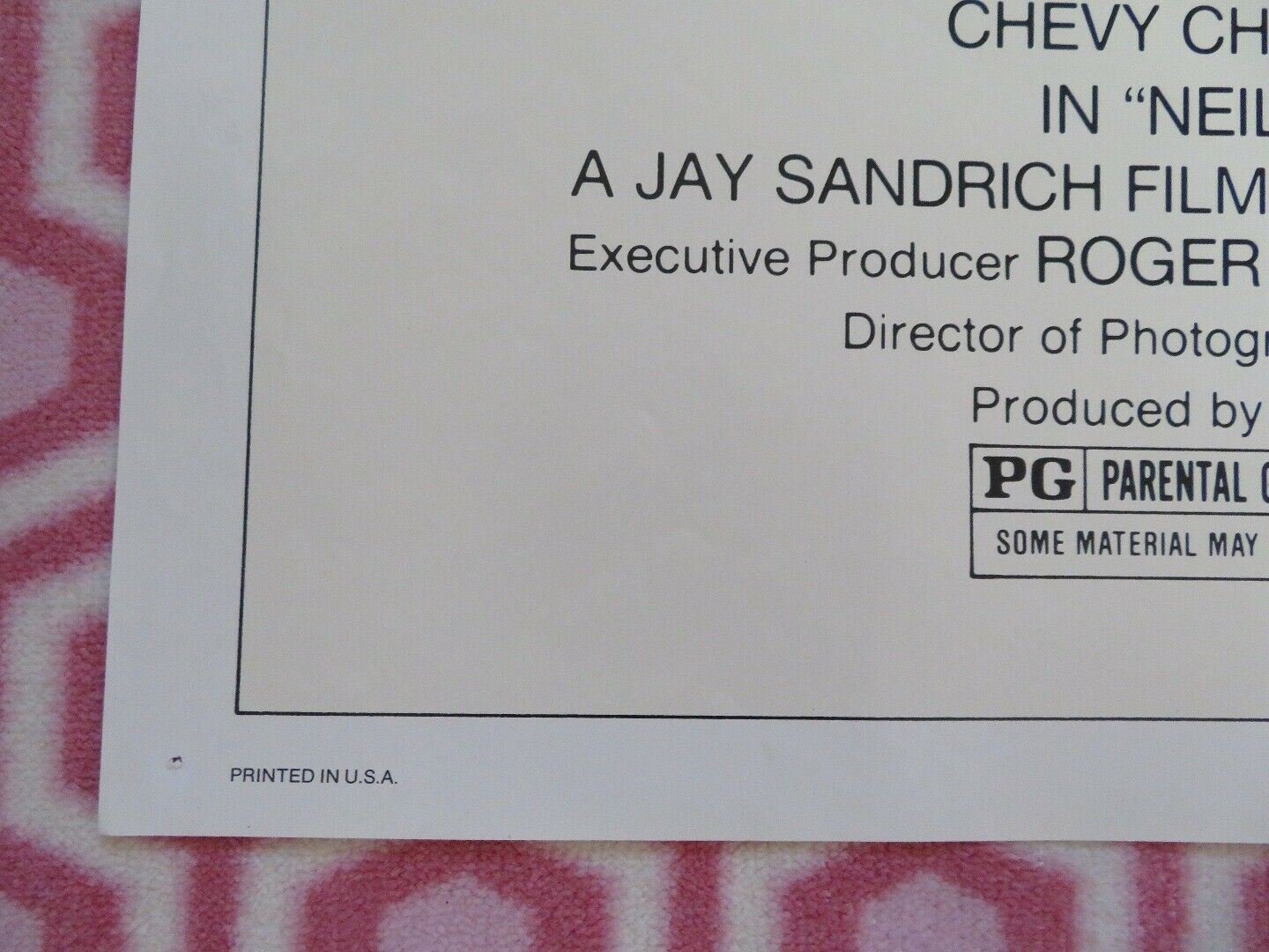 NEIL SIMON'S SEEMS LIKE OLD TIMES US ONE SHEET POSTER C CHASE GOLDIE HAWN '80 Movie posters