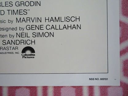 NEIL SIMON'S SEEMS LIKE OLD TIMES US ONE SHEET POSTER C CHASE GOLDIE HAWN '80 Movie posters