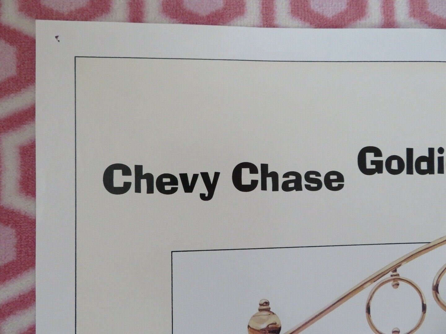 NEIL SIMON'S SEEMS LIKE OLD TIMES US ONE SHEET POSTER C CHASE GOLDIE HAWN '80 Movie posters