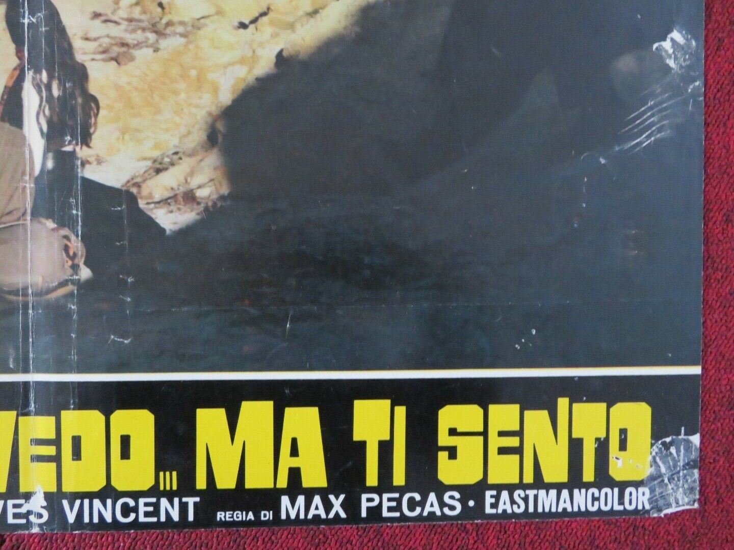 NEL BUIO NON TI VEDO MA TI SENTO - D ITALIAN FOTOBUSTA POSTER SANDRA JULLIEN Movie posters