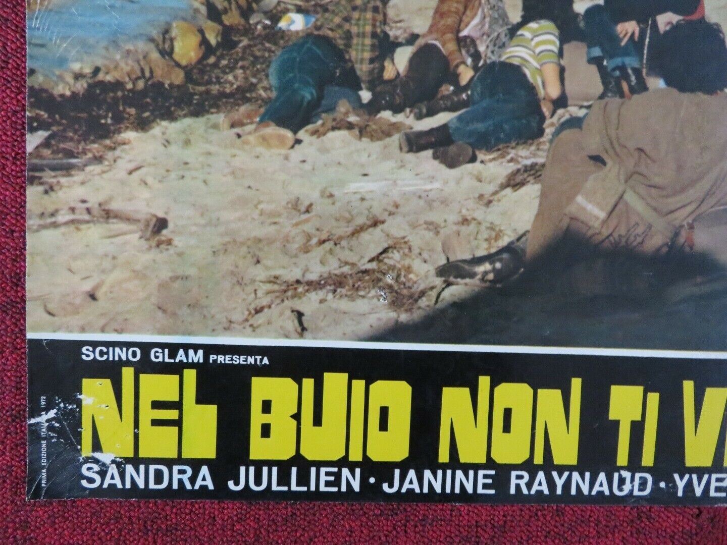 NEL BUIO NON TI VEDO MA TI SENTO - D ITALIAN FOTOBUSTA POSTER SANDRA JULLIEN Movie posters