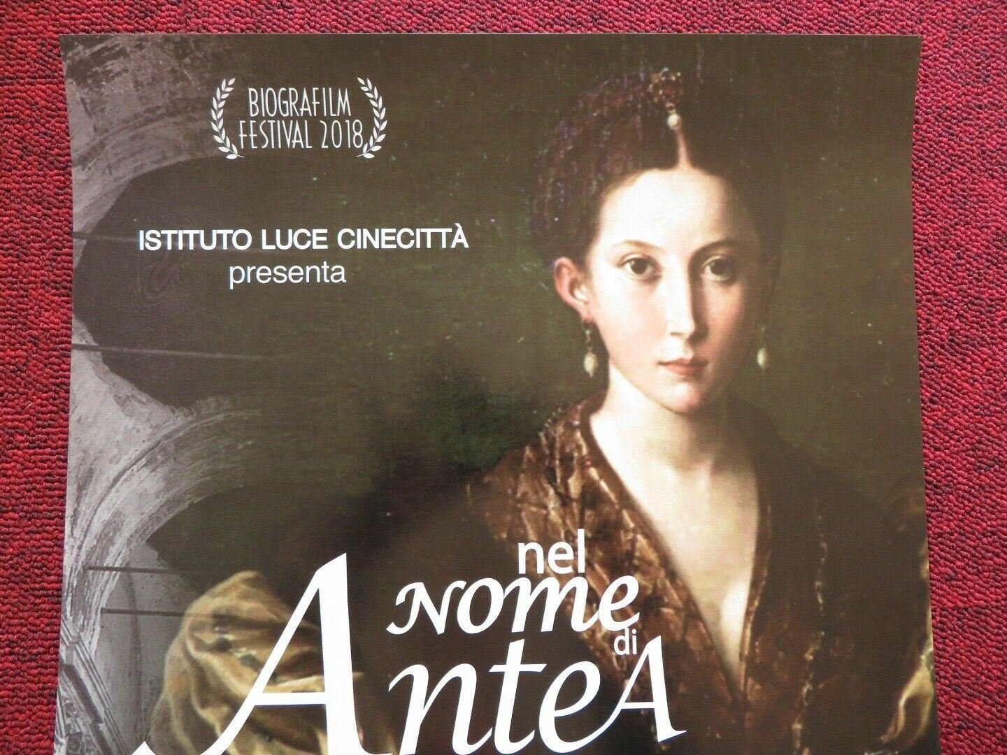 NEL NOME DI ANTEA ITALIAN LOCANDINA (26.5"x12.5") POSTER LETIZIA CIAMPA 2018 - Rendezvous Cinema
