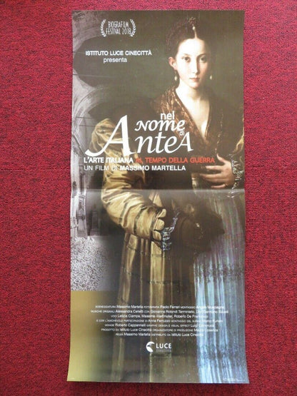 NEL NOME DI ANTEA ITALIAN LOCANDINA (26.5"x12.5") POSTER LETIZIA CIAMPA 2018 - Rendezvous Cinema