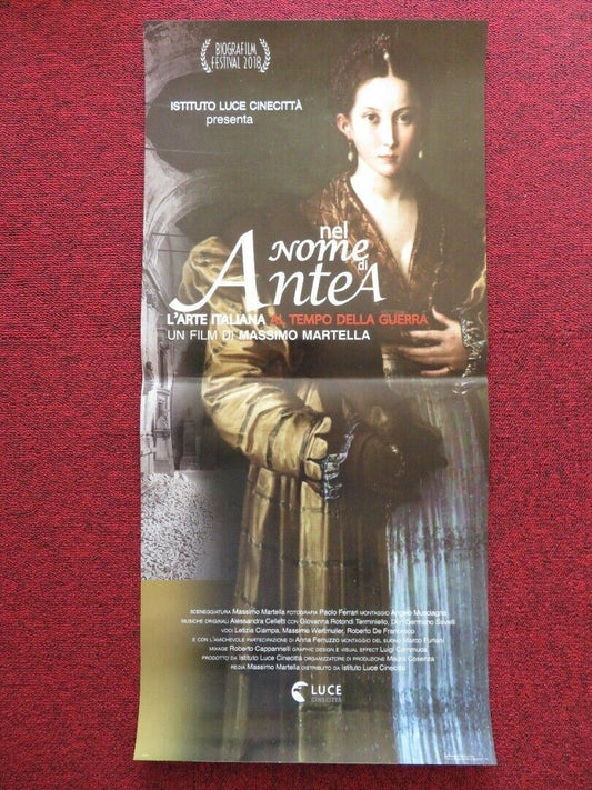 NEL NOME DI ANTEA ITALIAN LOCANDINA (26.5"x12.5") POSTER LETIZIA CIAMPA 2018 - Rendezvous Cinema