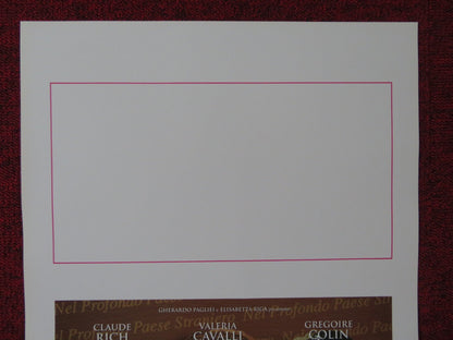 NEL PROFONDO PAESE STRANIERO ITALIAN LOCANDINA POSTER CLAUDE RICH 1997 Rendezvous Cinema Movie posters