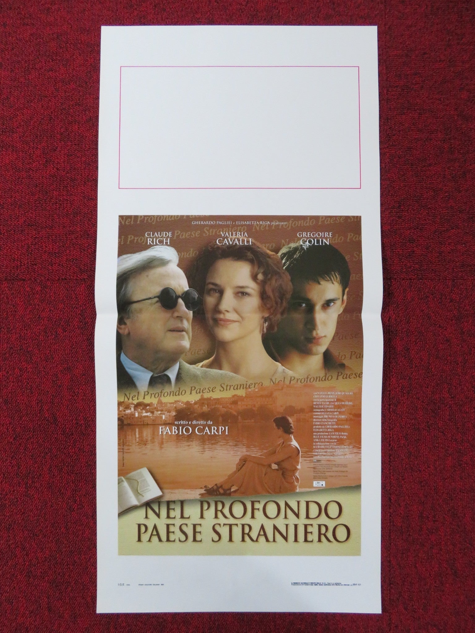 NEL PROFONDO PAESE STRANIERO ITALIAN LOCANDINA POSTER CLAUDE RICH 1997 Rendezvous Cinema Movie posters