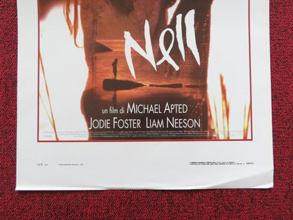 NELL ITALIAN LOCANDINA POSTER JODIE FOSTER LIAM NEESON 1994 Rendezvous Cinema Movie posters