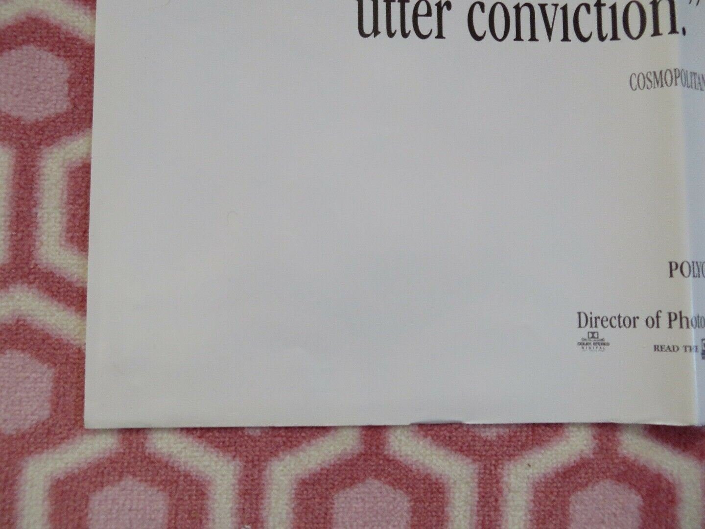 NELL UK ORIGINAL QUAD POSTER JODIE FOSTER LIAM NEESON 1994 RARE Movie posters