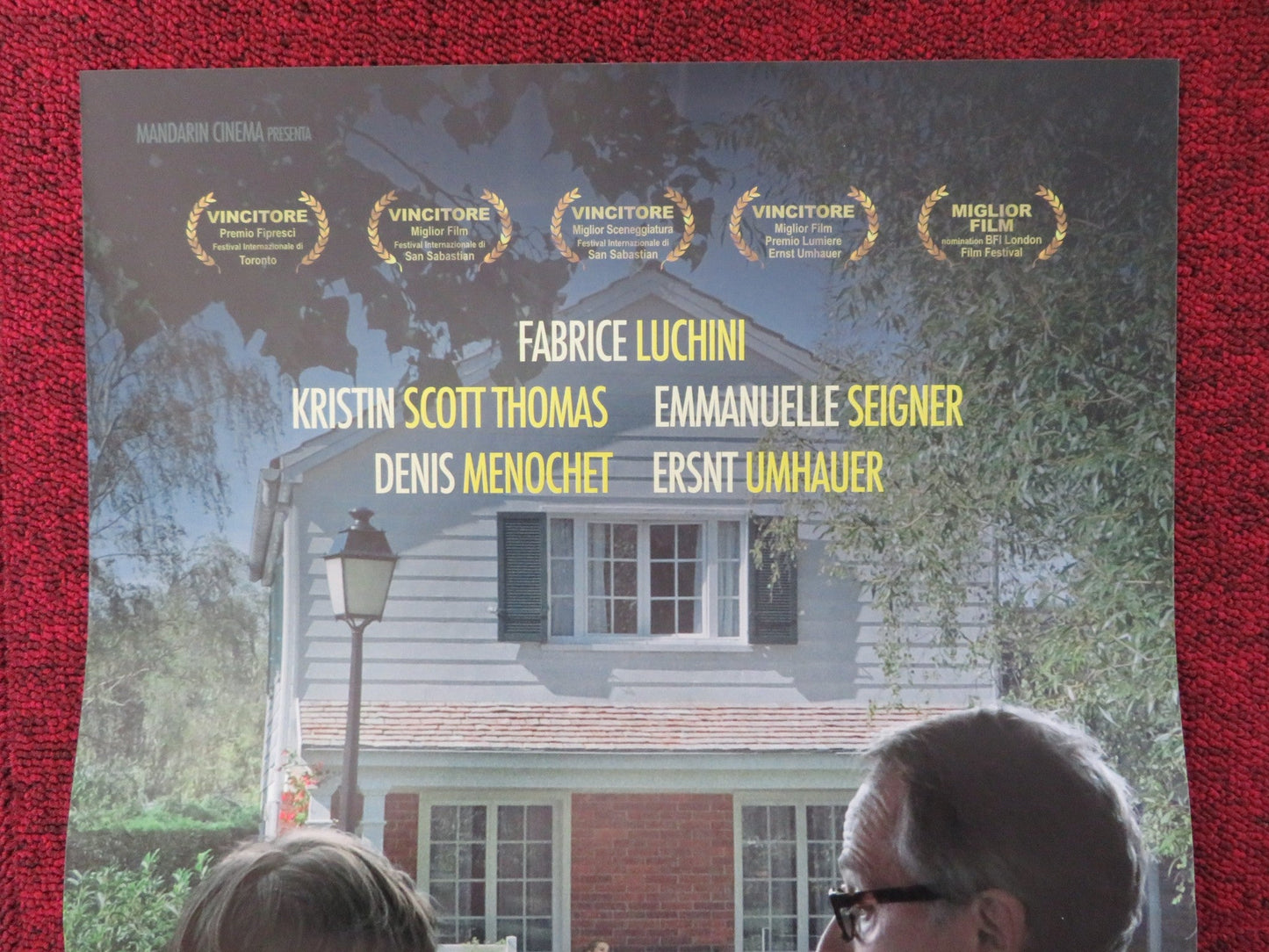 NELLA CASA ITALIAN LOCANDINA POSTER FABRICE LUCHINI ERNST UMHAUER 2012 Rendezvous Cinema Movie posters