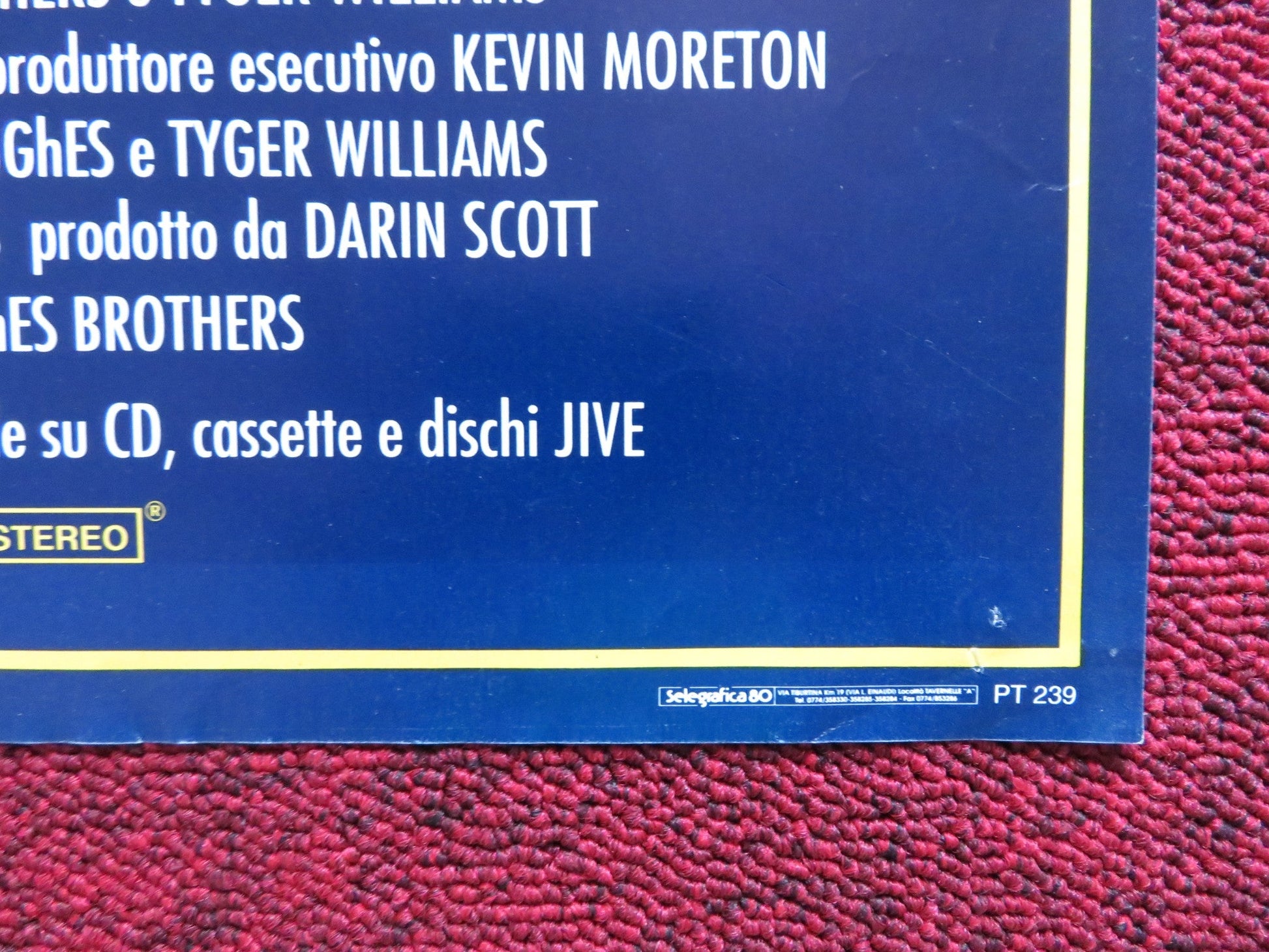 NELLA GIUNGLA DI CEMENTO ITALIAN FOTOBUSTA POSTER TYRIN TURNER J. P. SMITH 1993 Rendezvous Cinema Movie posters