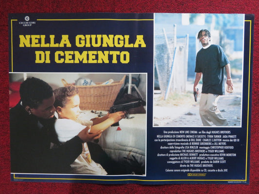 NELLA GIUNGLA DI CEMENTO ITALIAN FOTOBUSTA POSTER TYRIN TURNER J. P. SMITH 1993 Rendezvous Cinema Movie posters