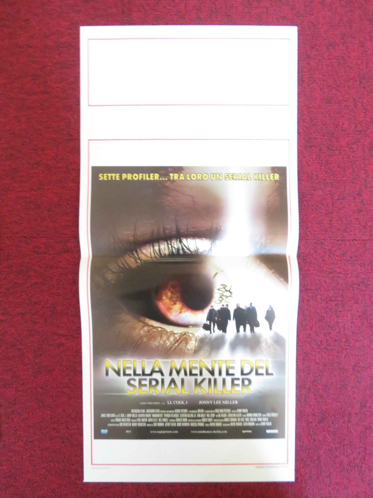 NELLA MENTE DEL SERIAL KILLER ITALIAN LOCANDINA POSTER VAL KILMER LL COOL J 2005 Rendezvous Cinema Movie posters